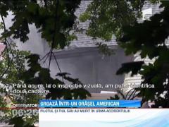 Un avion s-a prabusit peste doua case in SUA