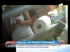 Pacalelile sunt la ordinea zilei, in targurile traditionale romanesti