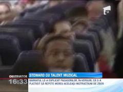 Steward cu talent la muzica