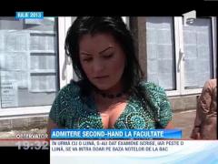 Admiterea second-hand, la facultate