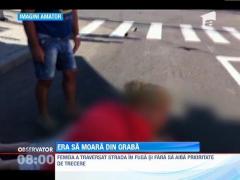 O femeie a fost lovita pe o trecere de pietoni din Baia Mare