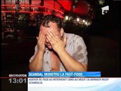 Scandal monstru la un fast food din Iasi