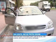 A aparut primul taxi gratuit, in Bucuresti