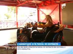 Sarbatoare in parcul de distractii