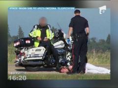 Romanca agresata de un politist canadian