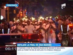 Festivitatile dedicate Zilei Marinei Romane s-au incheiat printr-o defilare