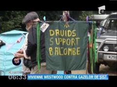 Creatoarea de moda Vivienne Westwood, protest fata de exploatarea gazelor de sist
