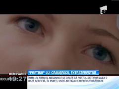 Ceausescu ar fi semnat un tratat de pace si "pretinie" cu extraterestrii