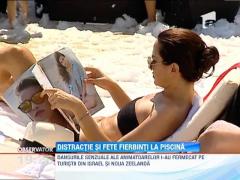 Distractie si fete fierbinti la o piscina din Capitala
