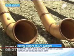 Record muzical in Alpii Elvetieni