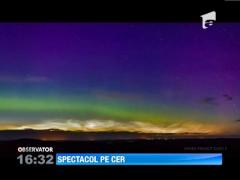 Aurora boreala spectaculoasa, pe cerul Scotiei