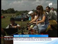 Curs special de carutas, in localitatea brasoveana Dragus