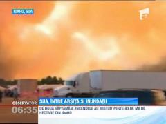 SUA: Incendii de proportii in Idaho si inundatii in Mississippi