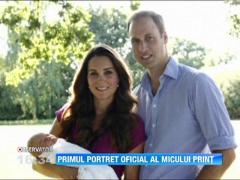 Primul portret oficial al micului print George a fost facut public