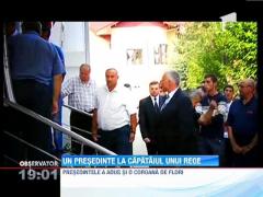 UPDATE! Traian Basescu a participat la priveghiul lui Cioaba