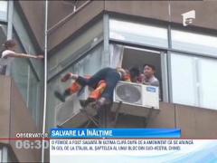 A incercat sa se sinucida, insa a fost salvata dupa un gest extrem al unui pompier