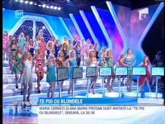 Maria Carneci si Ana Maria Prodan, invitate la "Te pui cu blondele?"