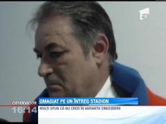 Costica Stefanescu, omagiat de un intreg stadion