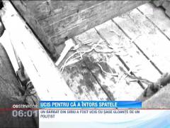 Sibiu: Un barbat a fost ucis de un politist