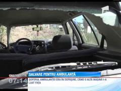 Suceava: Un tanar neatent a lovit o ambulanta care se afla in misiune