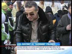 Gigi Becali, sustinut de suporterii echipei Legia Varsovia