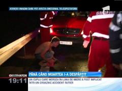 IMAGINI SOCANTE! Un cuplu care mergea in luna de miere, implicat intr-un accident mortal pe autostrada