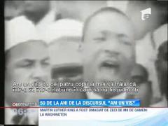 Martin Luther King Jr., omagiat de zeci de mii de americani