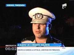 Un motociclist a scapat de la o moarte violenta