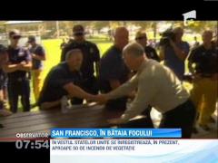 San Francisco, fara apa si curent, din cauza unui incendiu de vegetatie