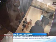 In Hong Kong, cuplurile isi fac fotografiile de nunta cu un an inainte de eveniment