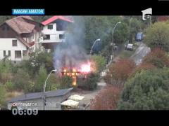 Baia Mare: Un incendiu puternic a creat panica printre oameni