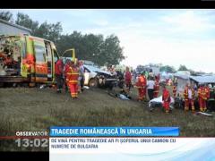 Accident GRAV in Ungaria: Trei romani au murit si alti 18 sunt raniti