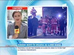Romanii morti in Ungaria au ajuns acasa