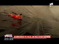 Alunecarea pe folie, un nou sport extrem