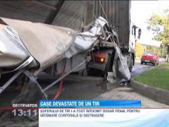 Iasi: Case devastate de un TIR