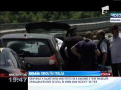 Un sofer roman, erou pe o sosea din Italia