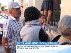 Arheologii din Alba Iulia au descoperit sapte sarcofage din secolul al III-lea