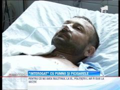 Calcat in picioare de politisti pentru ca nu avea buletinul la el