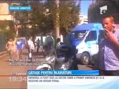 Un sofer a fost incatusat dupa ce i-a injurat pe politisti