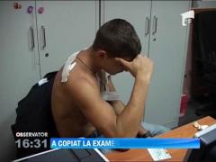 A copiat la examenul auto! Un tanar a fost prins cu o casca in ureche