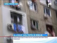 Un bebelus de un an si jumatate traieste datorita unui taximetrist care si-a riscat viata ca sa-l salveze