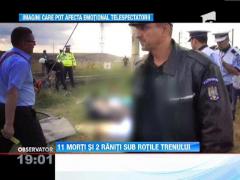 Accident grav la Iasi: 9 morti si 2 raniti grav, dupa ce masina in care se aflau a fost lovita de un tren