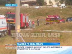 Accident teribil la Iasi! O masina a fost spulberata de tren. Bilant: 9 morti