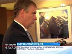 Printul Andrew, legitimat de politie