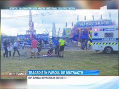 Tragedie intr-un parc de distractii din SUA. 18 oameni au fost raniti, dupa ce un carusel s-a oprit brusc
