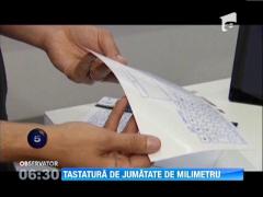 A fost inventata cea mai subtire tastatura din lume