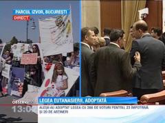 Legea eutanasierii, adoptata