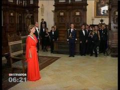 Ceremonie la Castelul Peles. Apropiatii Casei Regale, decorati de Principesa Margareta