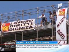 Protest inedit in jurul Colosseumului din Roma