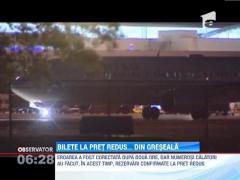 Bilete de avion la pret redus, din greseala